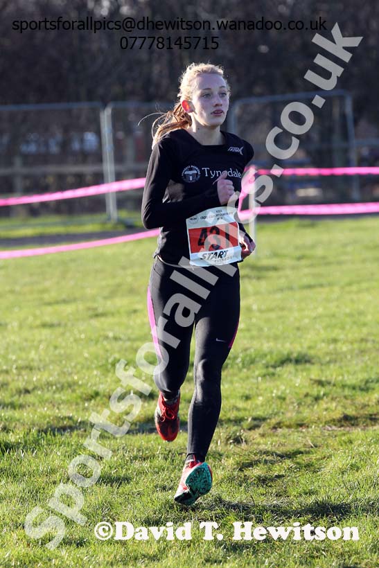 Girls under-15s North Eastern Cross Country Chanpionships. Photo: David T. Hewitson/Sports for All Pics